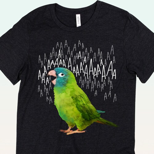 Screaming Blue Crown Conure T-shirt 