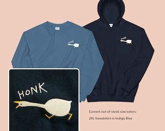 Annoying Goose Embroidered Sweatshirt / Hoodie