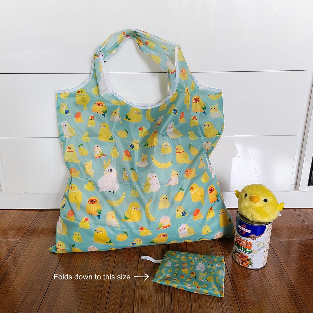 Yellow Birds Reusable Grocery Bag