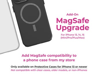 Upgrade to MagSafe (for iPhone 13/14/15 or newer, add on to any Protective Case from my store)