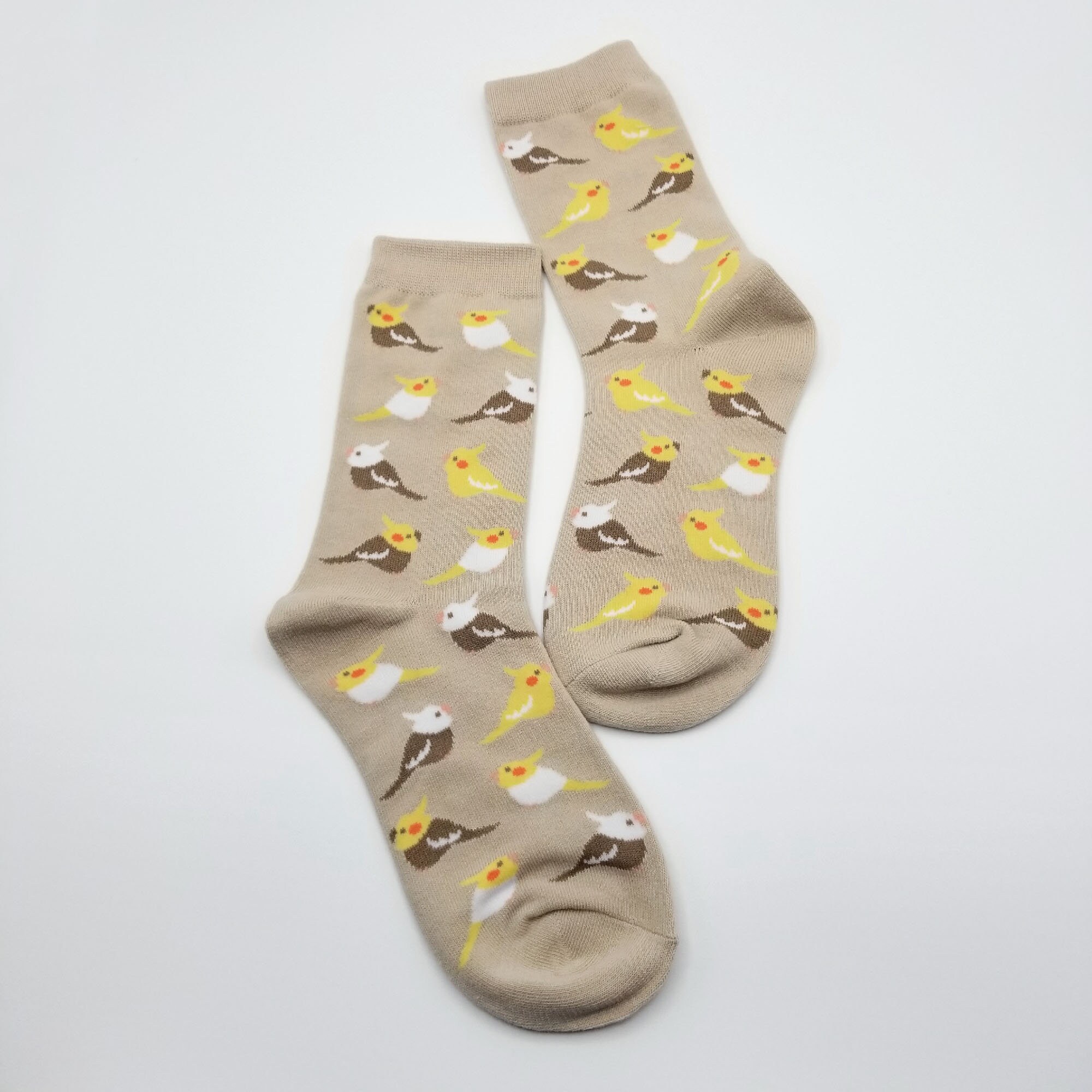 Cockatiel Socks (Taupe)