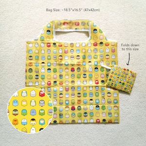 Bird Blobs Reusable Grocery Bag