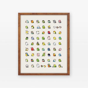 8-Bit Birbs Poster