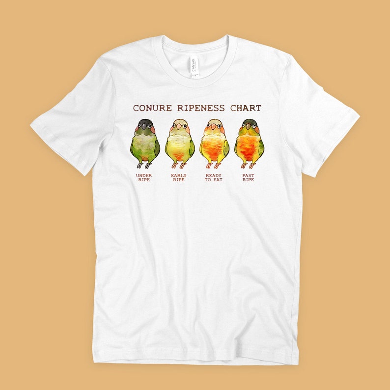 Conure Ripeness Chart T-shirt - Etsy