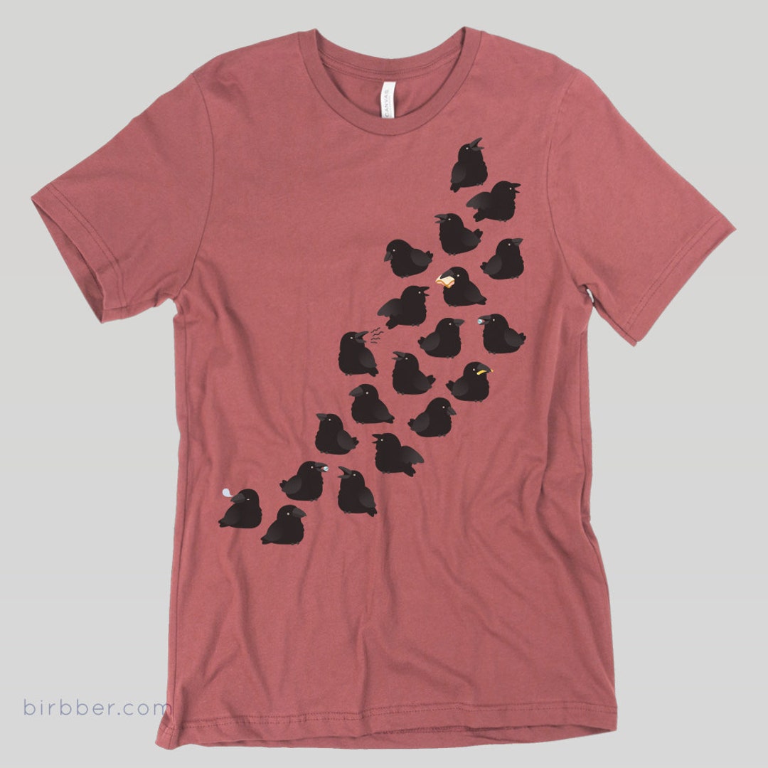 Tシャツ・カットソー NOT4NERD Flock Of Crows TShirts Charcoal J1TS011BCH Council of Crows Tee – Maiden Voyage Co.