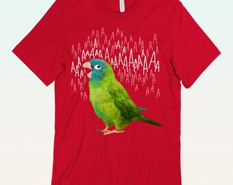 Screaming Blue Crown Conure T-Shirt 
