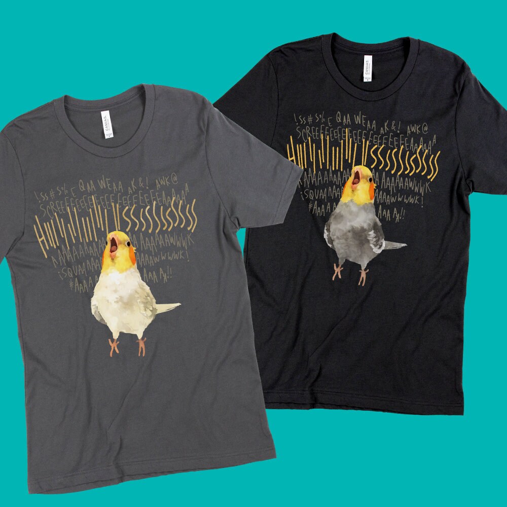Angry Cockatiel T-Shirt Angry Cockatiel T-Shirt