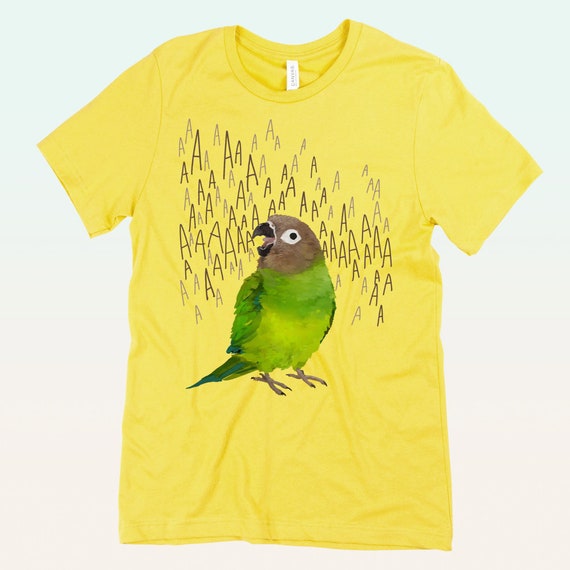 Screaming Green Cheek Conure T-Shirt Screaming Green Cheek Conure T-Shirt