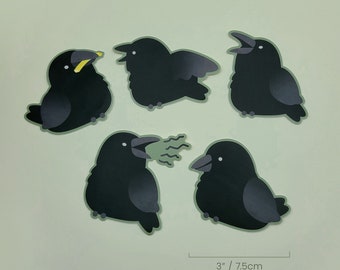 Crow Stickers (3-inch vinyl)