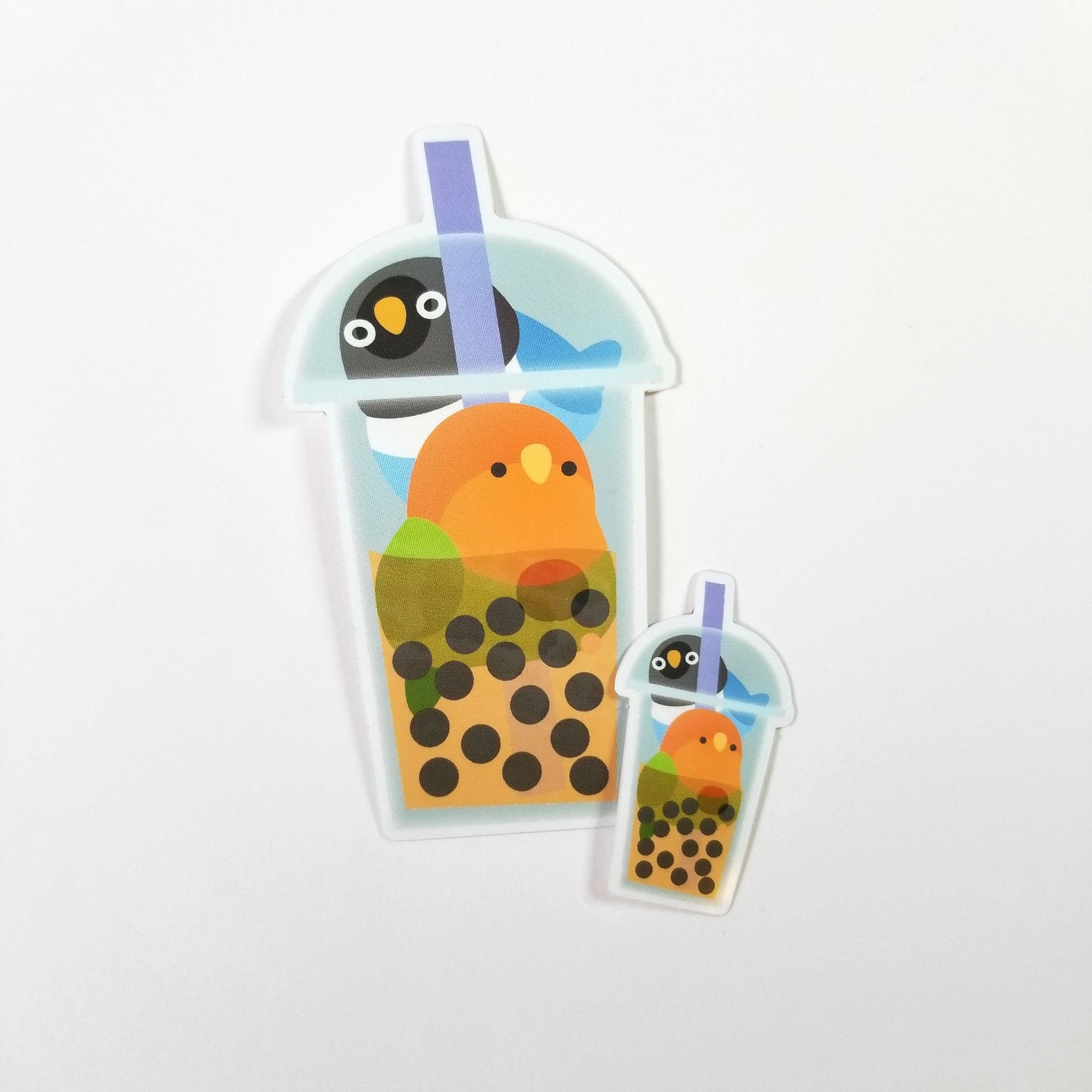 Lovebird Boba Sticker