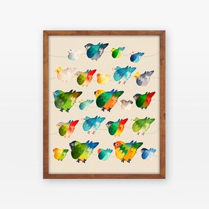 Birdy Butts Poster