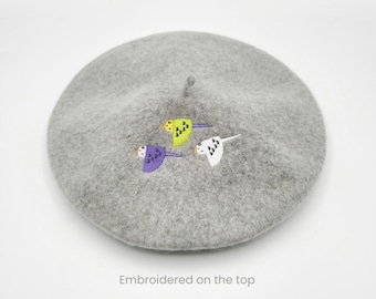 Flying Budgies Beret