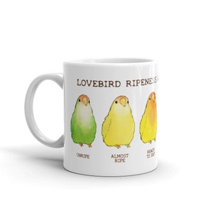 Lovebird Ripeness Chart Mug