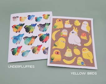 Bird Swedish Dish Cloth (reusable & compostable)