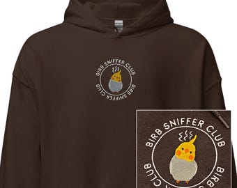 Cockatiel Birb Sniffer Club Hoodie