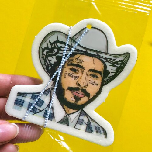 Post Malone Air Freshener Etsy