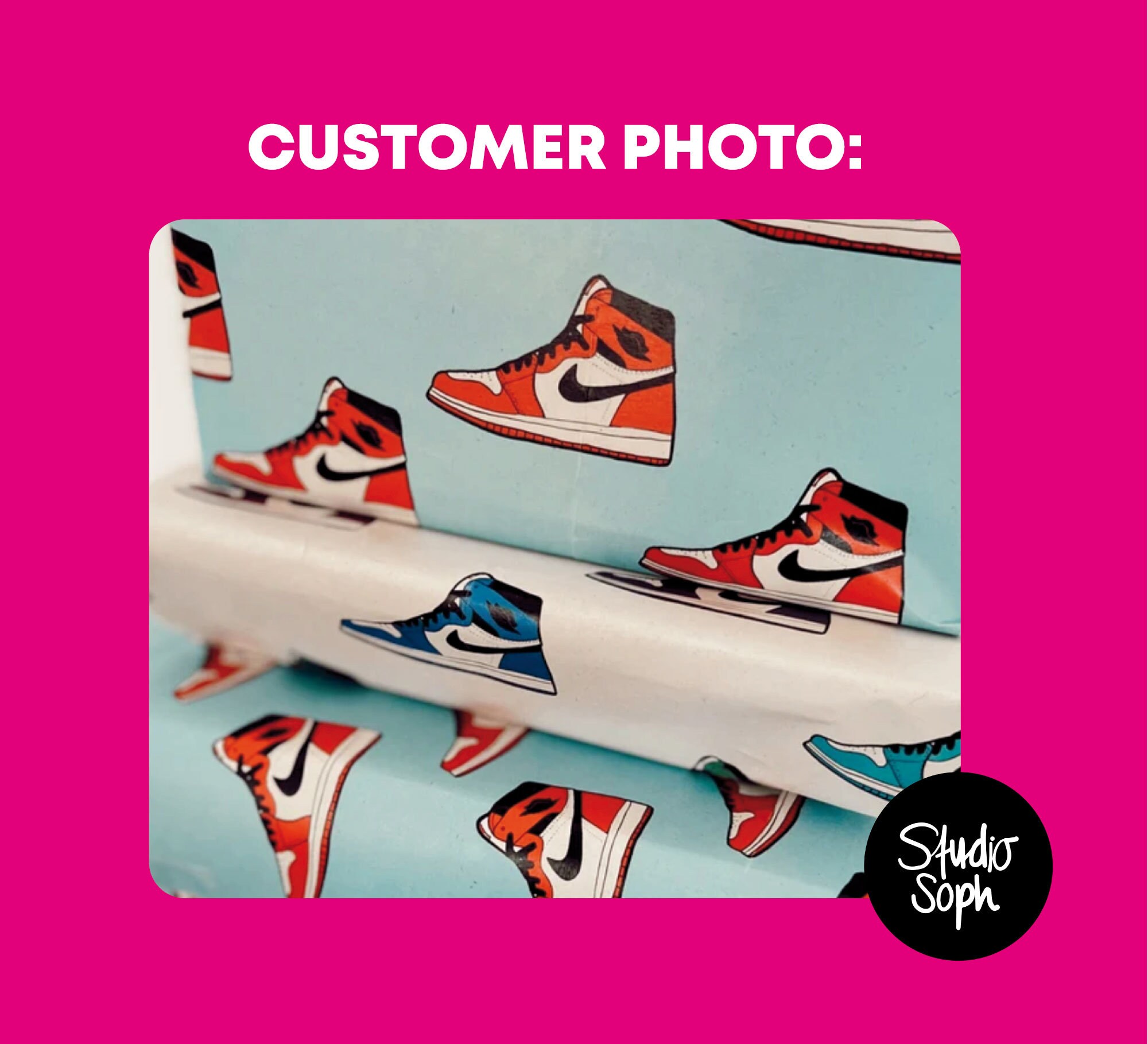 Air Jordan Wrapping Paper Air Jordan Gift Paper Air Jordan Etsy