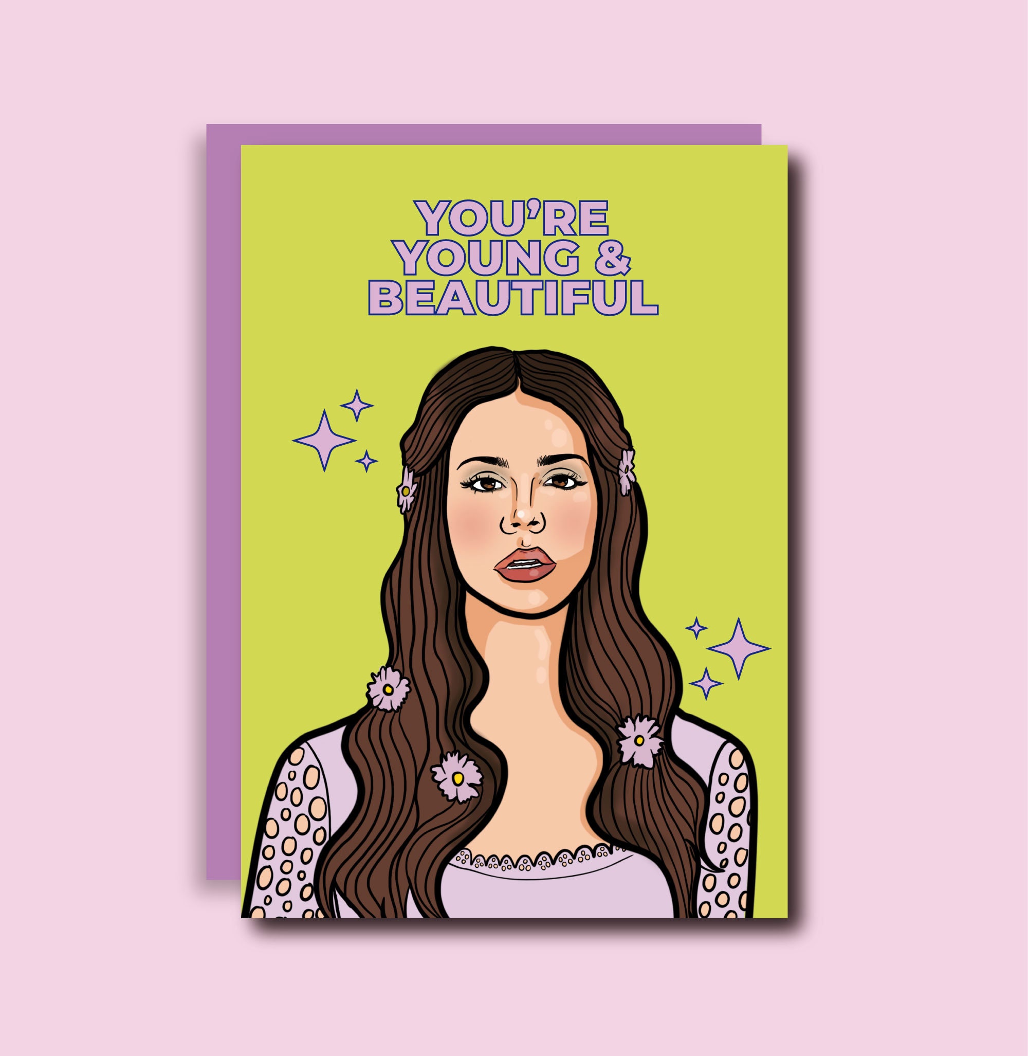 My friend got me the most amazing birthday card : r/lanadelrey