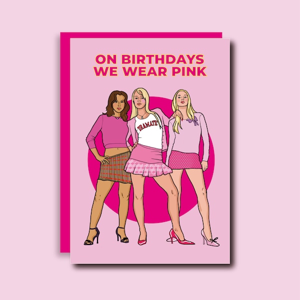 Mean Girls Birthday Invitation - Etsy