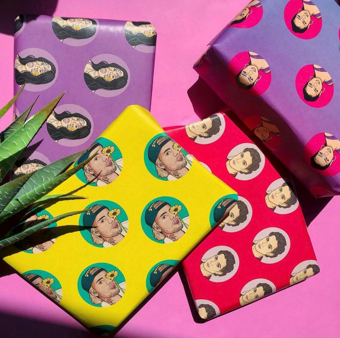 Olivia Rodrigo Wrapping paper Giftwrap Birthday Gift Olivia Etsy