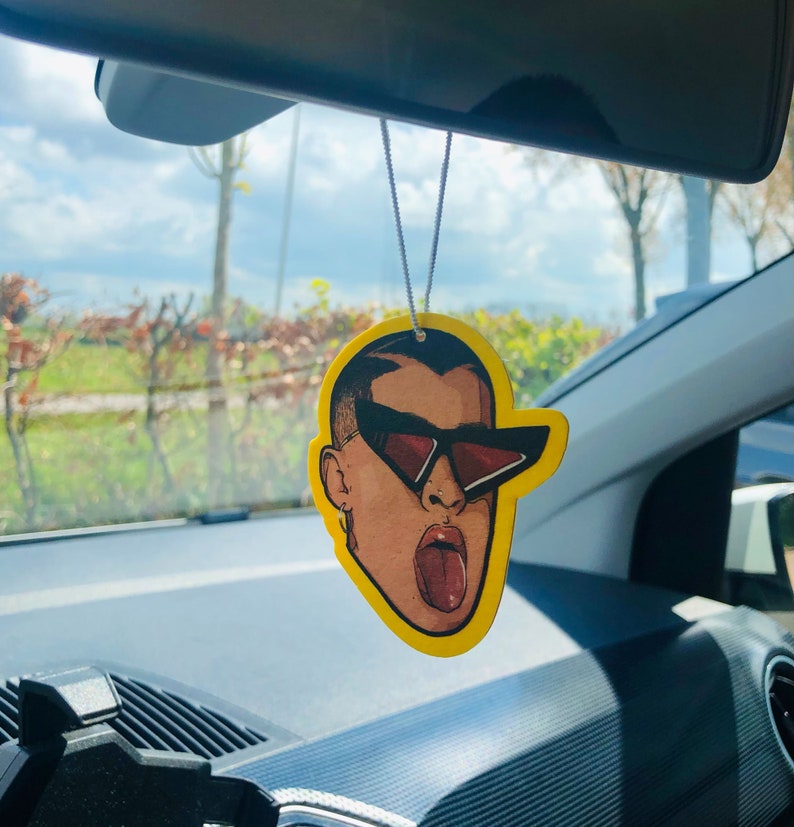 Bad Bunny Air Freshener Bad Bunny Bad Bunny Gift Car Air Etsy