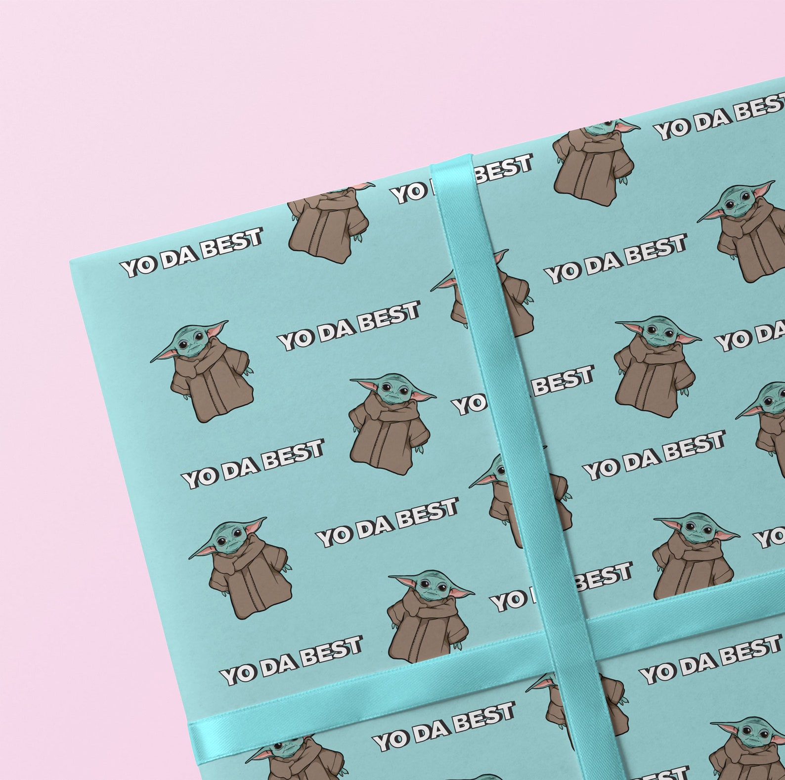 Baby Yoda Wrapping Paper Baby Yoda Giftwrap Yoda Wrapping Etsy UK