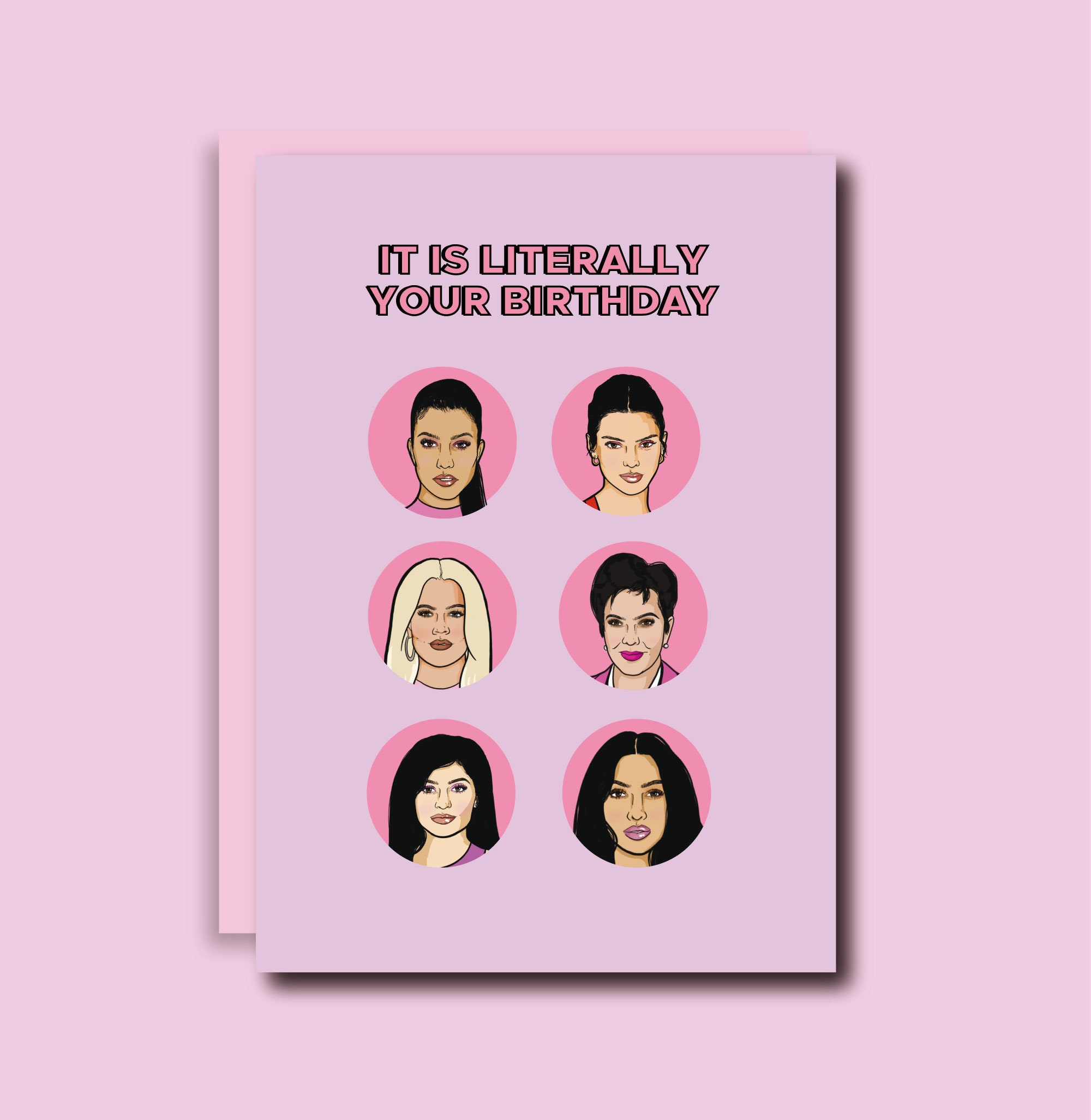 Kardashian Card Kardashian Birthday Card Kim Kardashian 