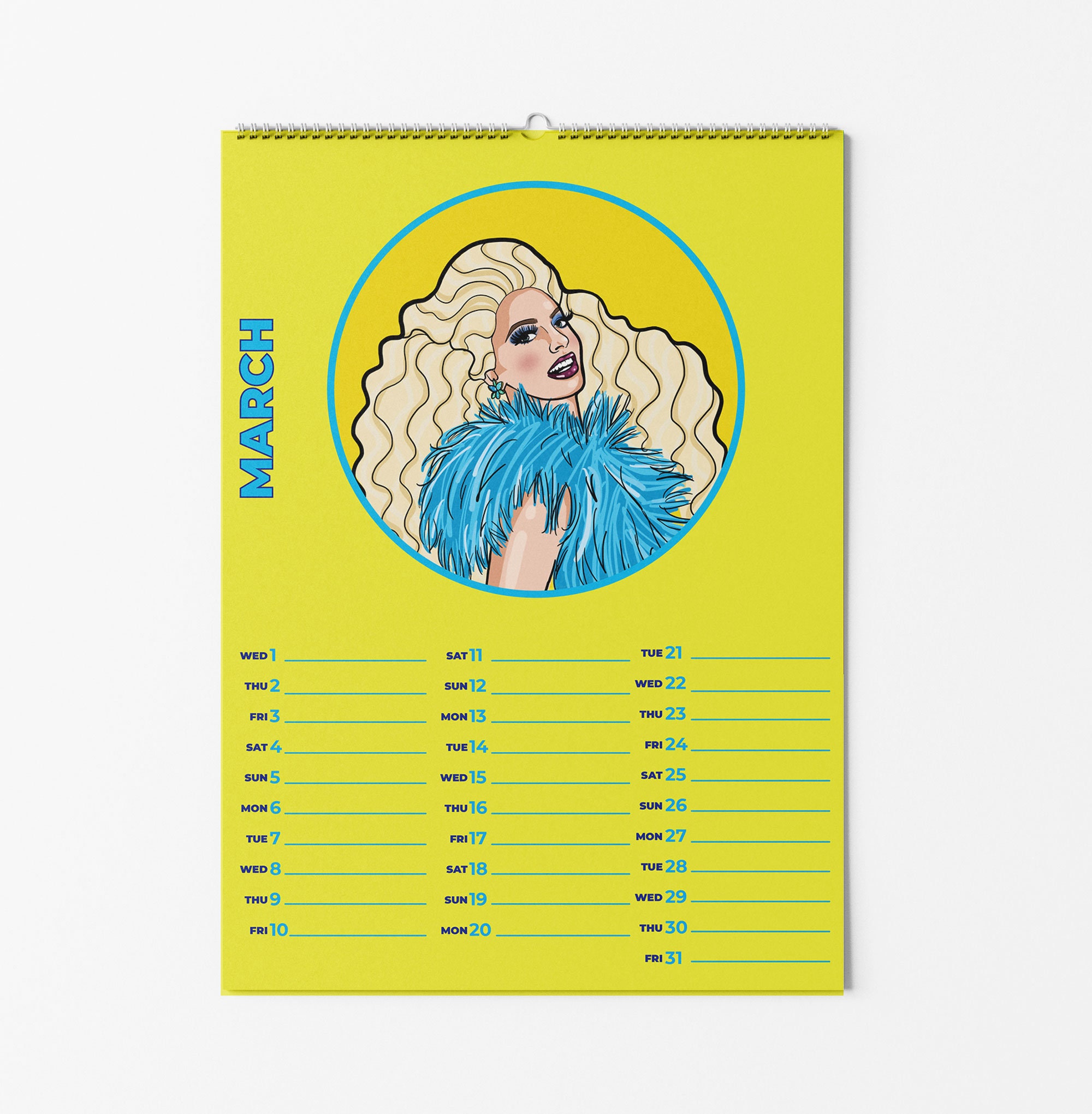 Drag Queen Calendar 2023 A5 Drag Queen Regalo de Navidad Etsy México