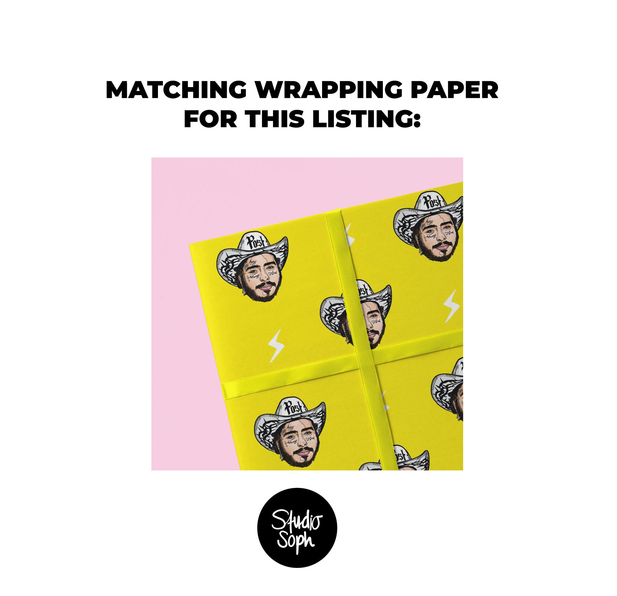 Post Malone Air Freshener Post Malone Post Malone Gift Etsy