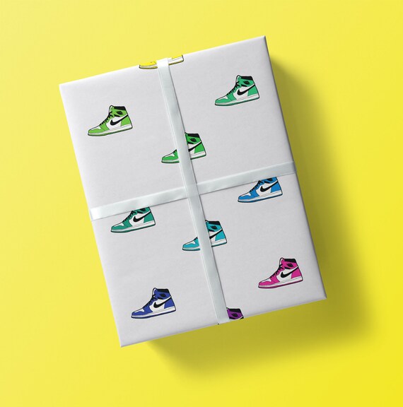 Air Jordan Wrapping Paper Air Jordan Gift Paper Air Jordan Etsy