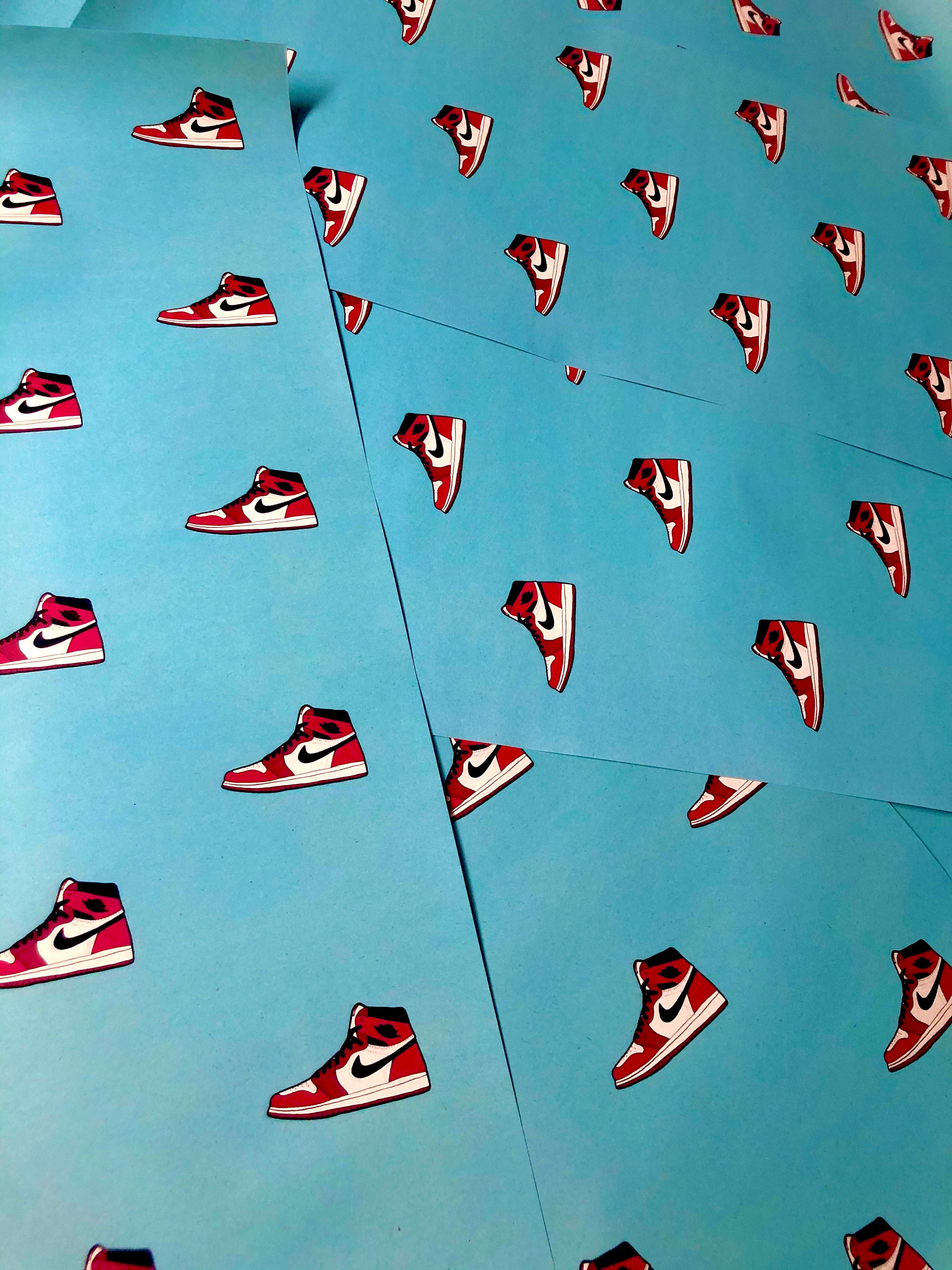 Air Jordan Wrapping Paper Air Jordan Gift Paper Air Jordan Etsy UK
