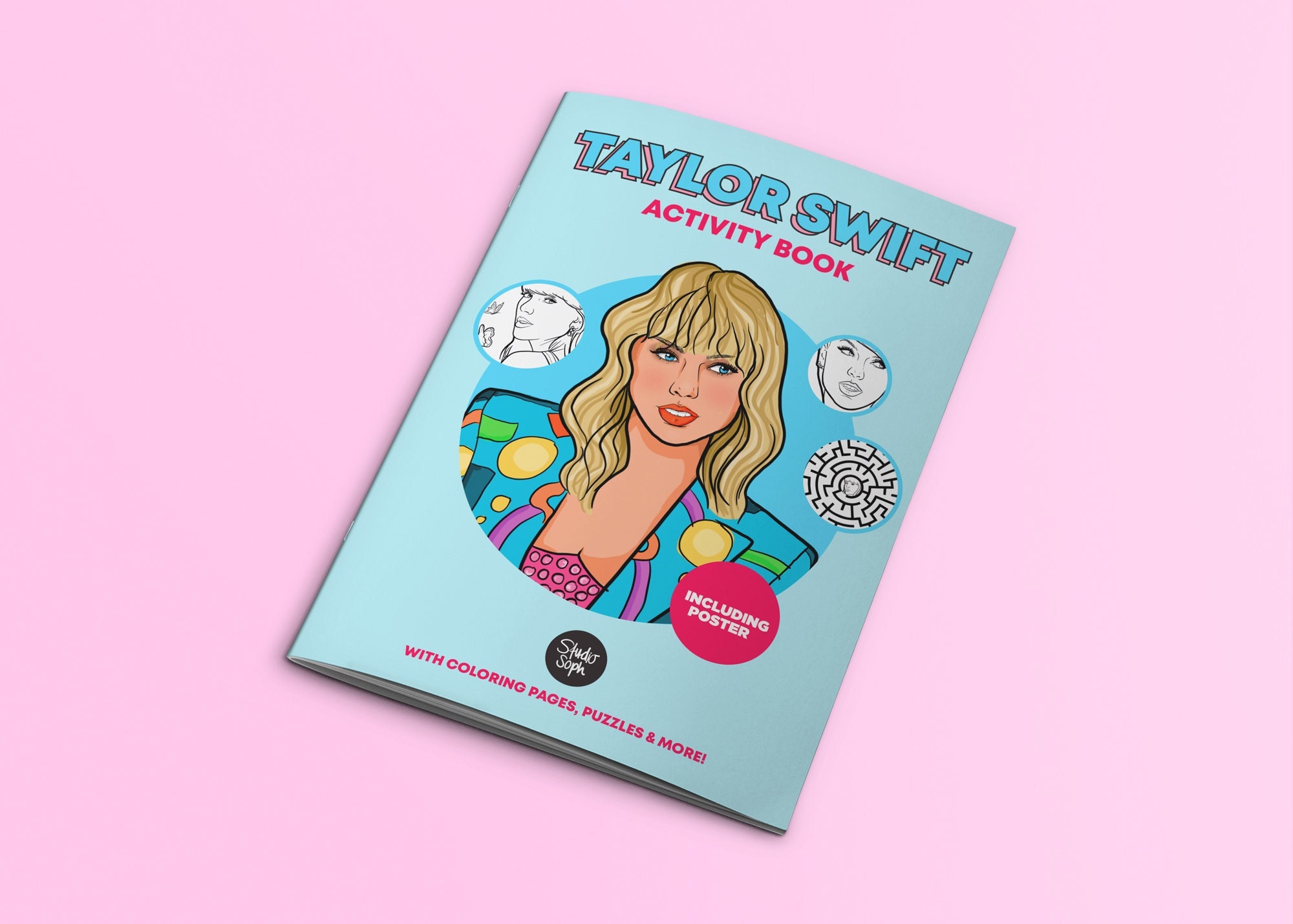 Taylor Swift Activity Book Coloring Book Taylor Swift Puzzle Book