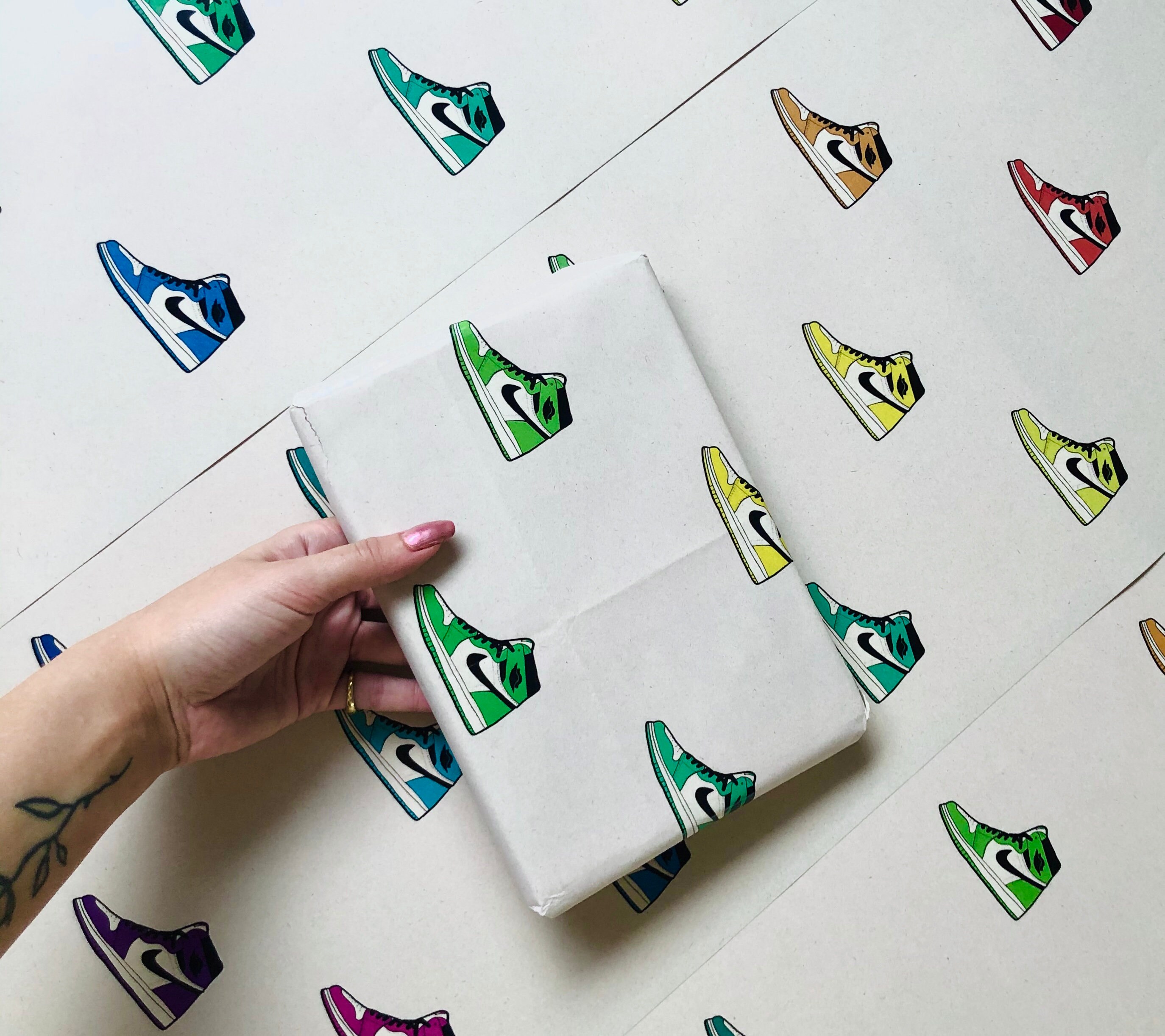Air Jordan Wrapping Paper Air Jordan Gift Paper Air Jordan Etsy
