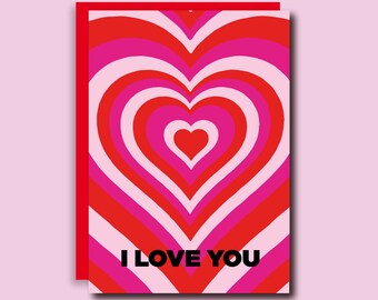 Valentines Day cards - Valentines Day - I Love You Card - I Love You - Love Card - Heart Card - Hearts Card - Hearts - Love