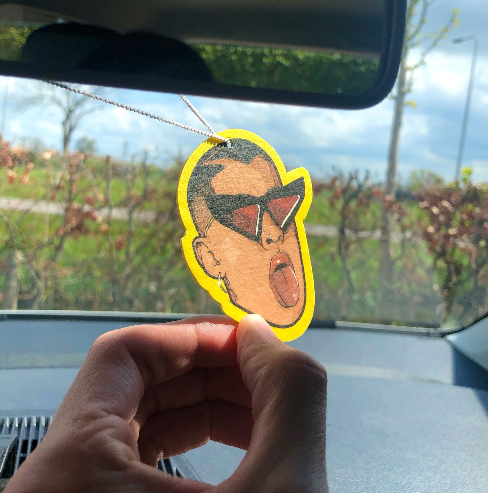 Bad Bunny Air Freshener Bad Bunny Bad Bunny Gift Car Air Etsy