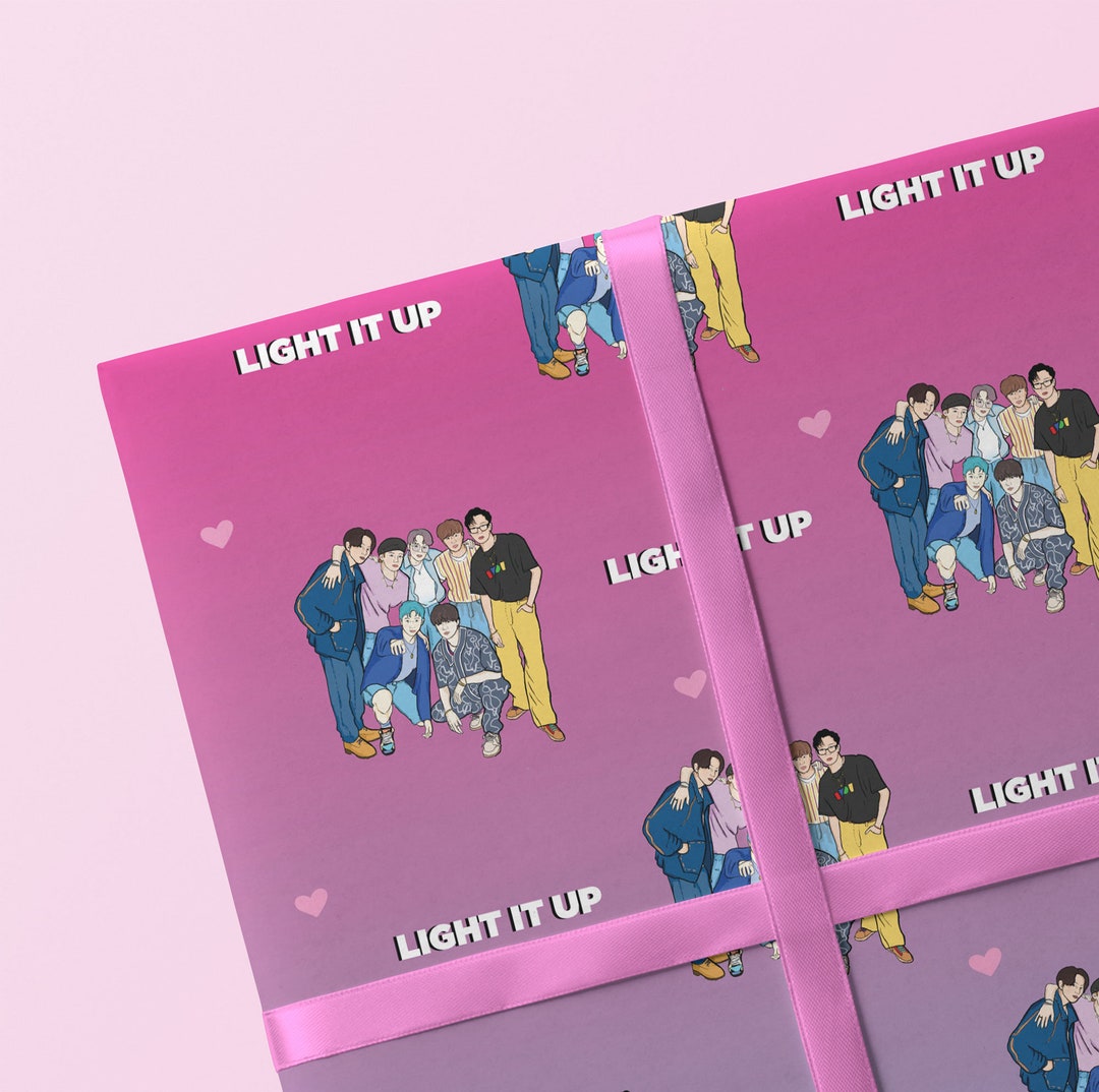BTS Wrapping Paper Bts Giftwrap Bts Gift Bts Card BTS Bts Kpop Kpop