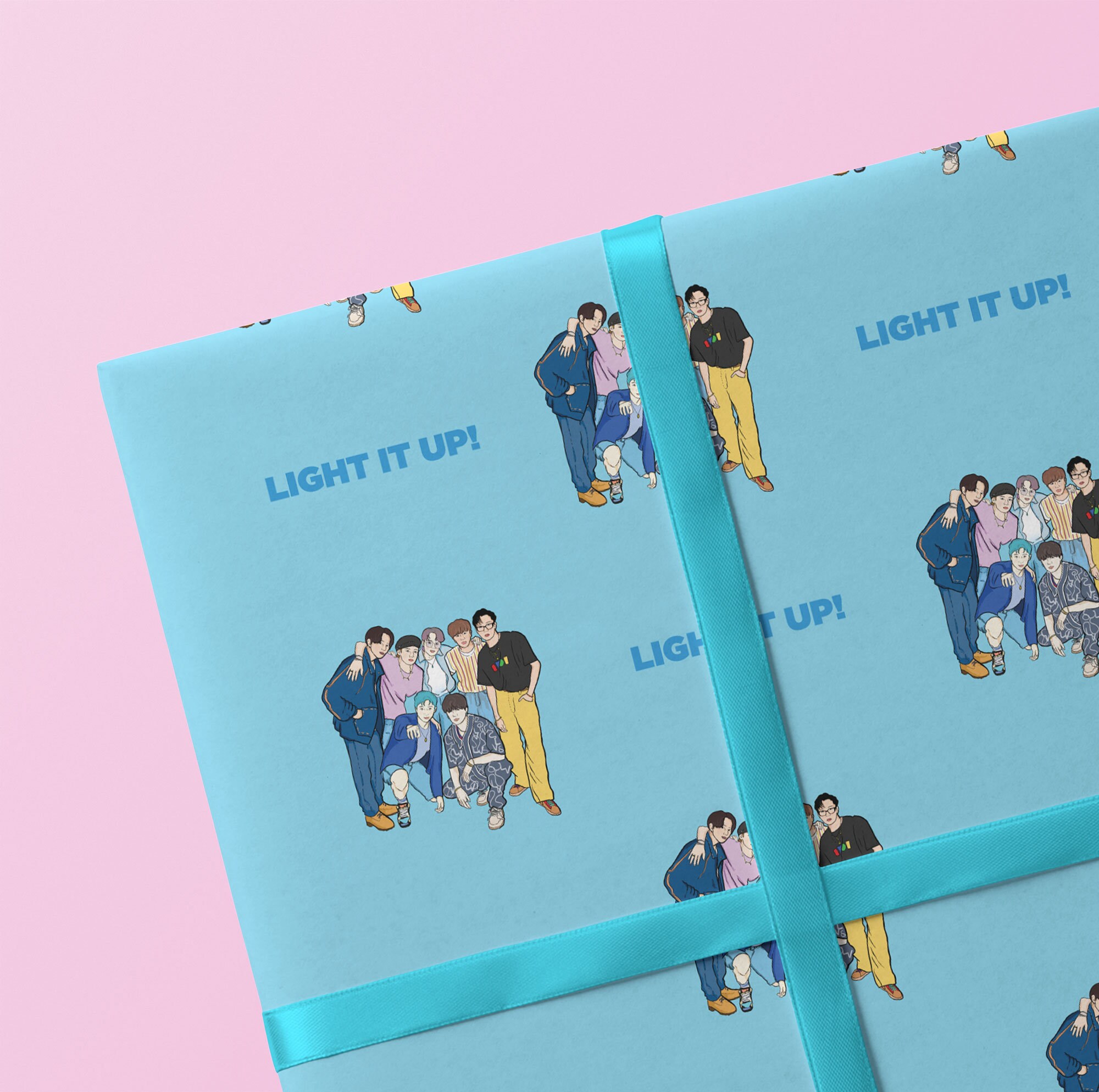 BTS Wrapping Paper Bts Giftwrap Bts Gift Bts Card BTS Etsy UK