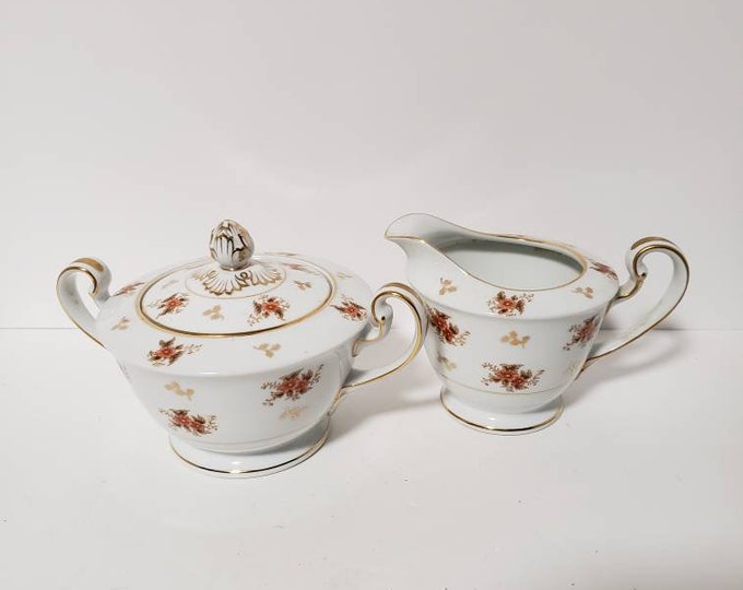 Noritake Creamer and Sugar Set Etsy