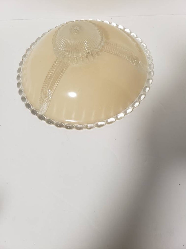 Vintage Art Deco Glass Lamp Shade Etsy