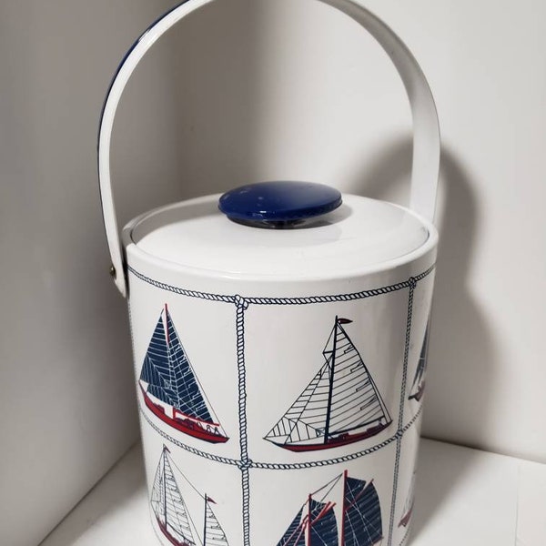 Georges Briard Sailboat Vinyl Icebucket