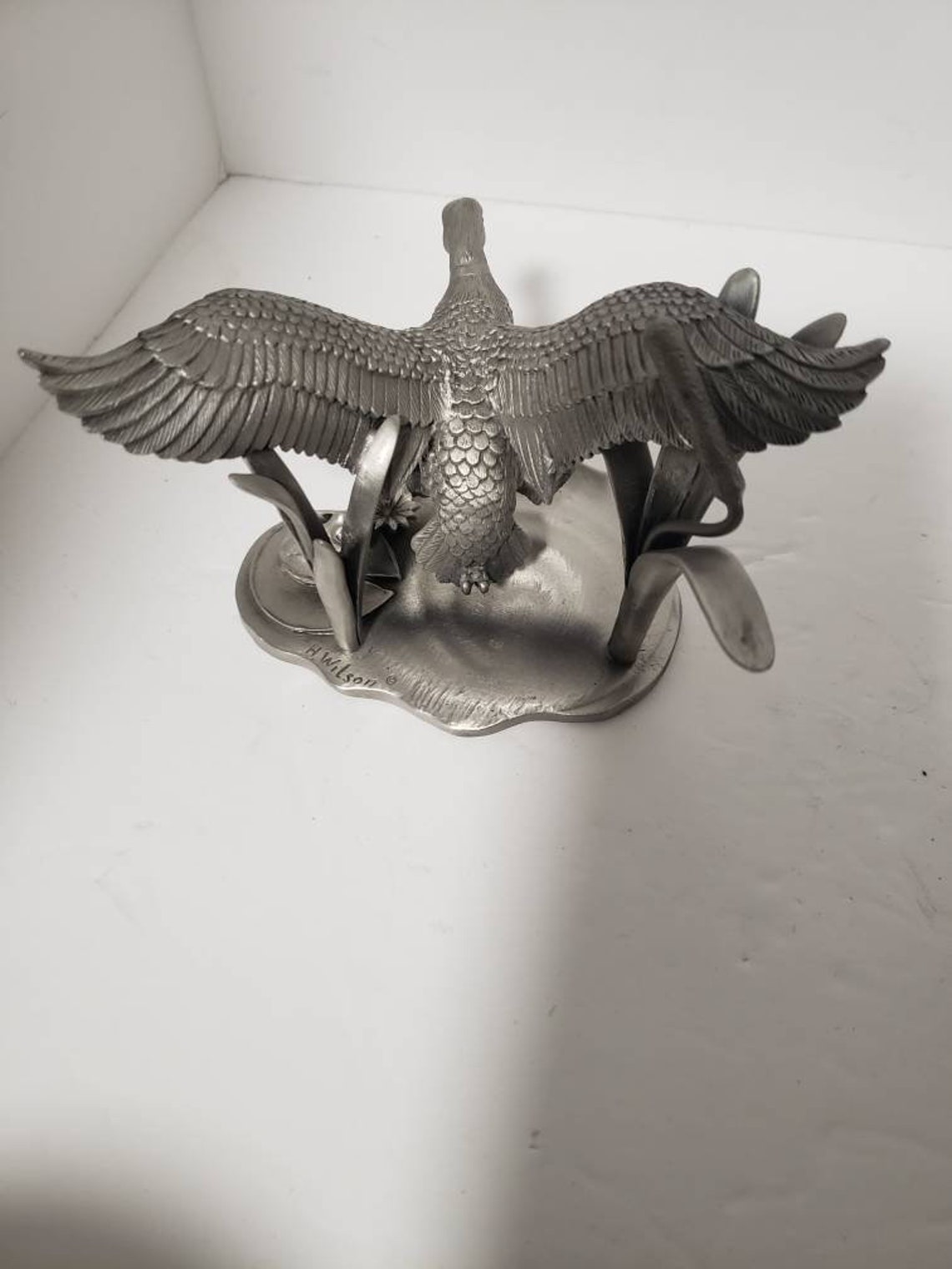 Lance Fine H Wilson signed Pewter Figurine Etsy