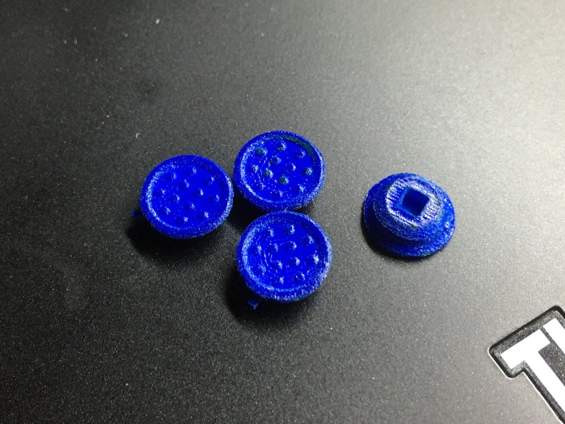 3mm high SoftRim type 3d-printed Caps for TrackPoint x 2pcs 画像 4