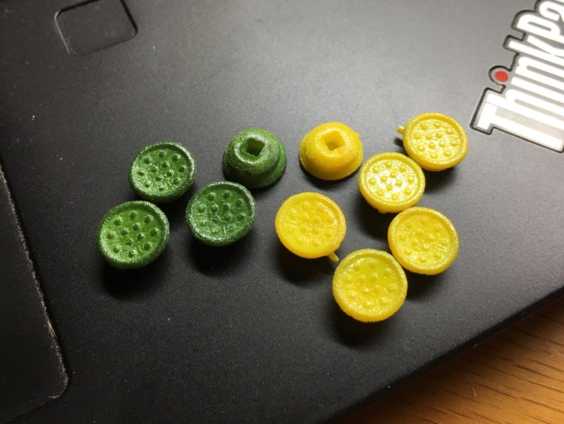 Super Low Profile 4mm SoftRim Type 3d-printed Caps for TrackPoint x 2pcs image 7