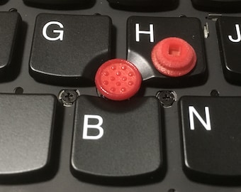 3mm high SoftRim type 3d-printed Caps for TrackPoint x 2pcs