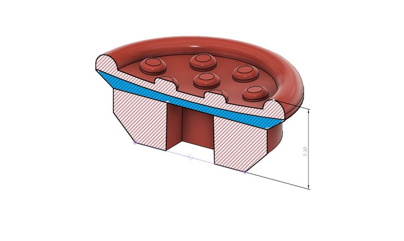 3mm high SoftRim type 3d-printed Caps for TrackPoint x 2pcs image 3