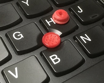 Super Low Profile SoftRim Type 3d-printed Caps for TrackPoint x 2pcs
