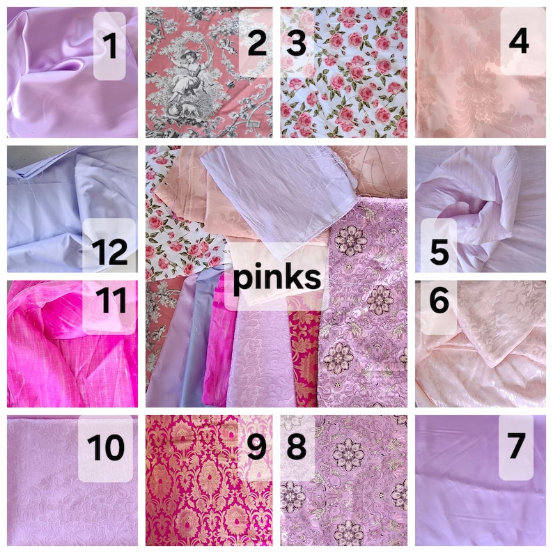 18th century stays, corset: Silk, cotton, linen and mixed fabrics pinks