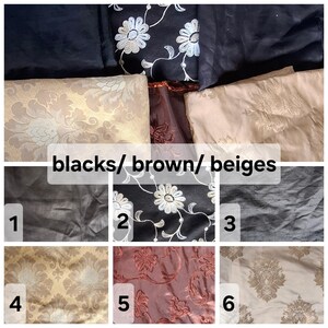 18th century stays, corset: Silk, cotton, linen and mixed fabrics black/ brown/ beige