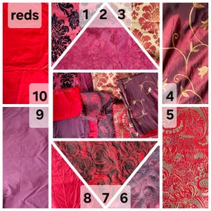 18th century stays, corset: Silk, cotton, linen and mixed fabrics reds