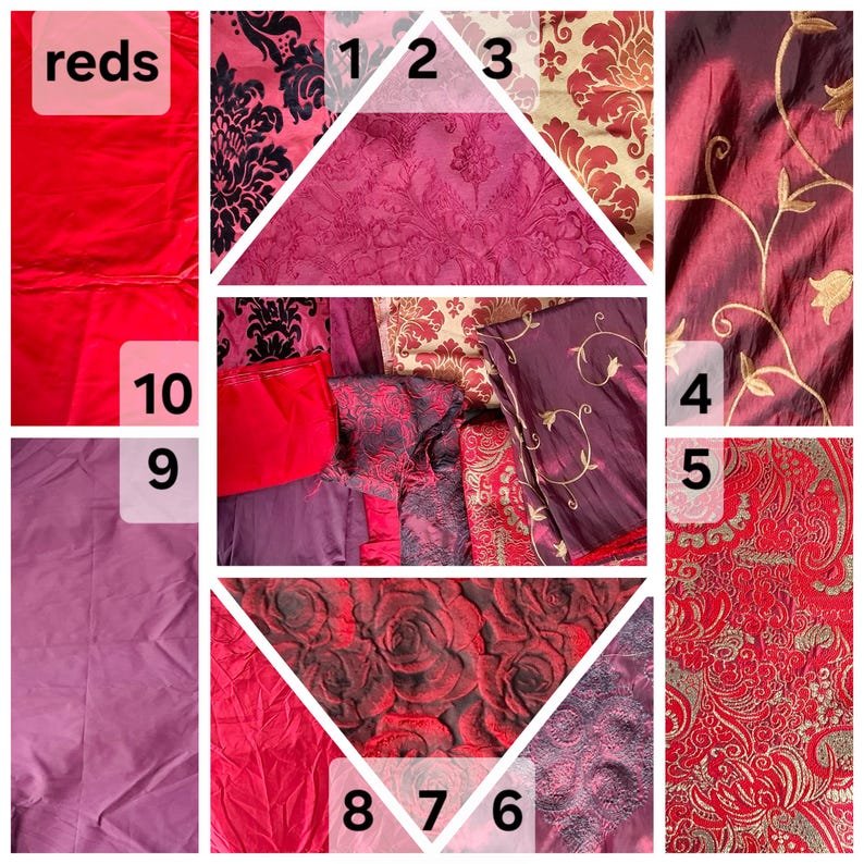 18th century stays, corset: Silk, cotton, linen and mixed fabrics reds